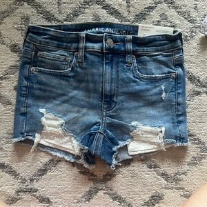 American Eagle Outfitters Women's Blue Denim Shorts